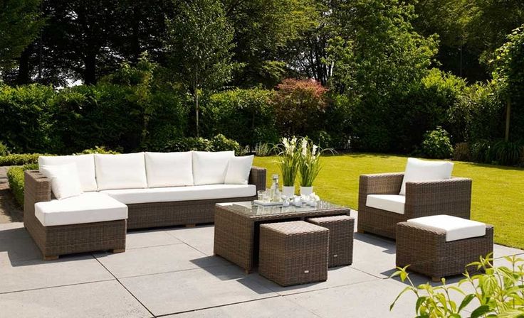 Landelijke Tuin - Loungebank Lounge Set